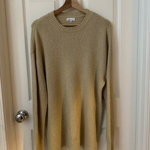 DANIELLE BERNSTEIN Tan Crewneck Sweater